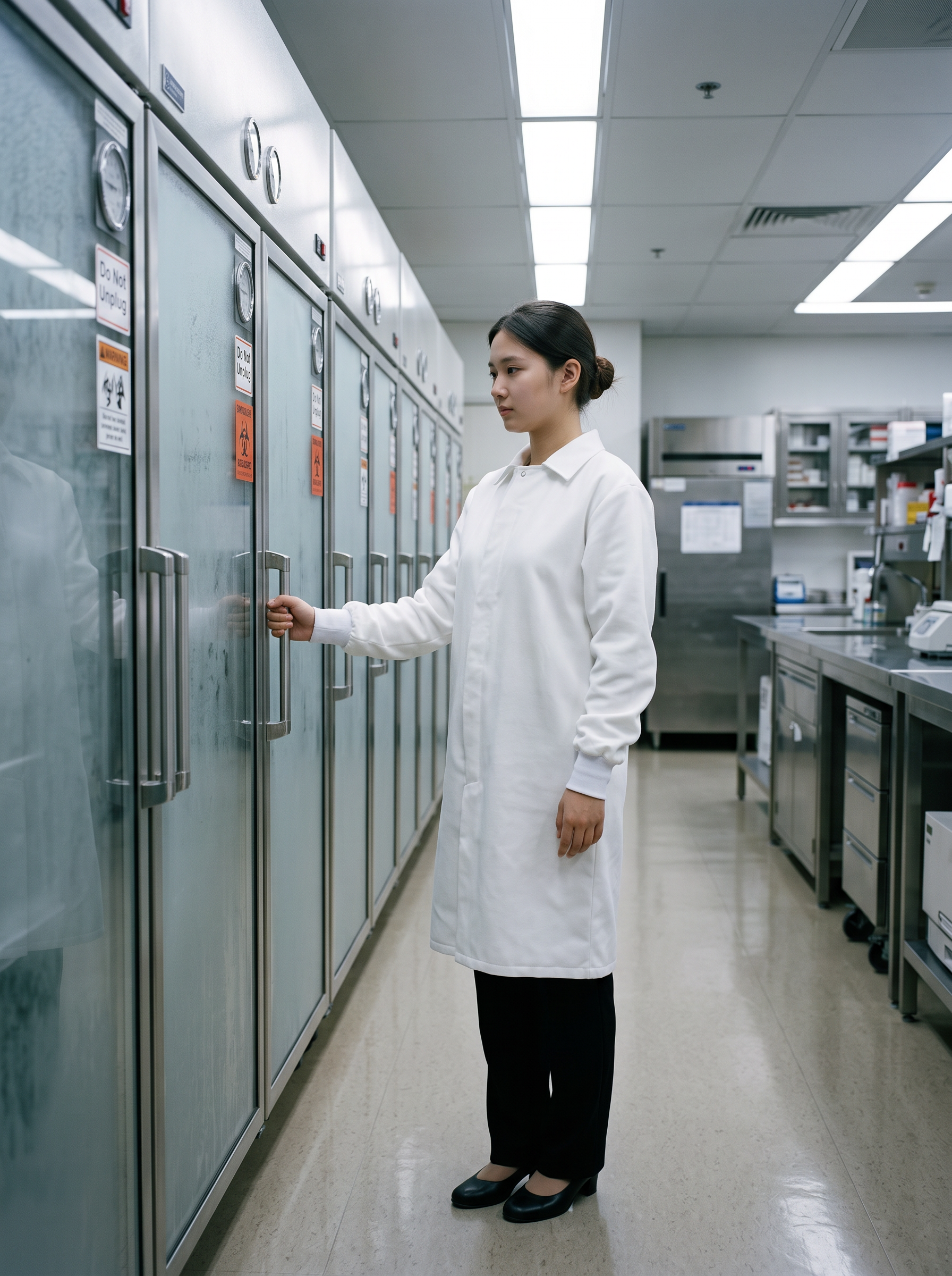 Specimen fridge corridor